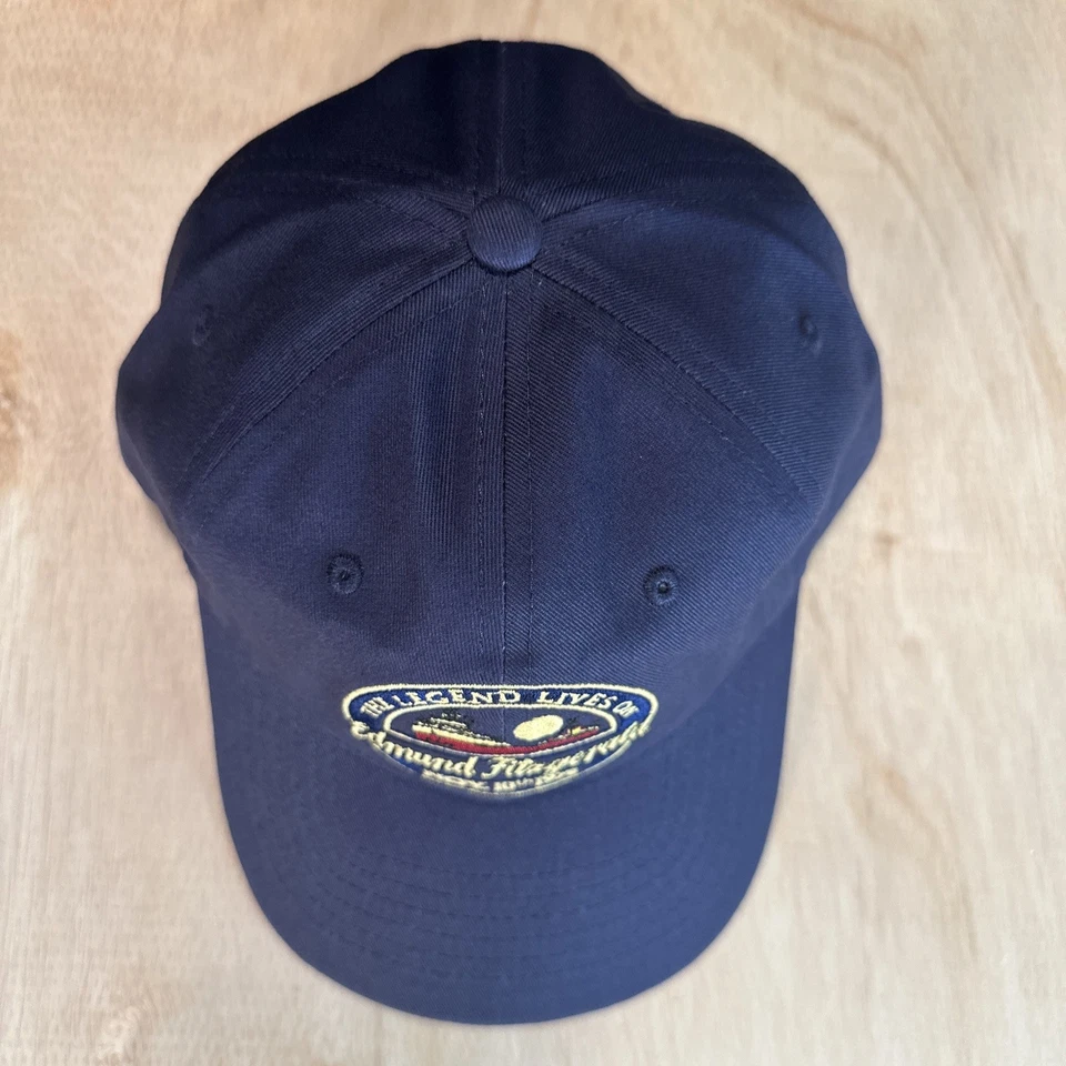 Edmund Fitzgerald Hat Dad Cap Freight Ship Lake Superior Blue Great Lakes - Image 3 of 4