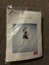 Mondor (M) 56 White Tights 345 70 Deniers Dance Ballet Skate ⭕️