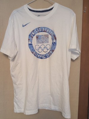 The Nike Tee Team USA Olympic Team White T-Shirt Size Extra Large XL