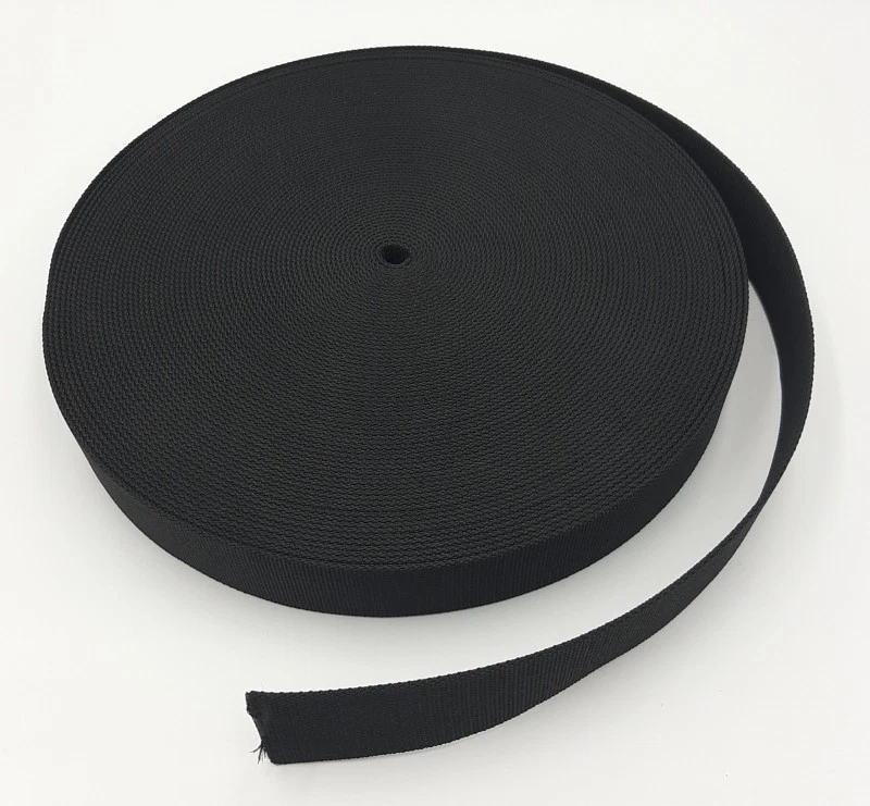 DUWT GMBH DUWT® Gurtband 5 cm (steif) 1 m, schwarz