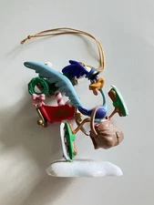 1996 Ornament Looney Tunes Road Runner Mail Box Skates Warner Bros VTG New