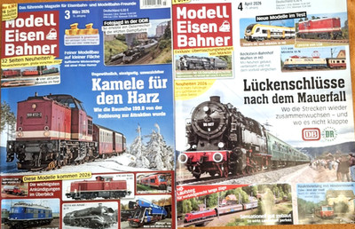 Modelleisenbahn Konvolut 82 Hefte)  März und April 2026