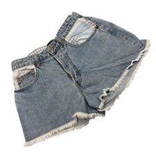 Vintage Women s Sz 4 Gap Jean Shorts Denim Cutoff Button Fly High Rise Pocket