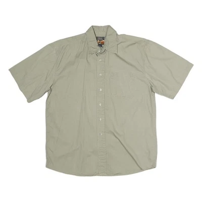 HIGH SIERRA Hommes Beige Chemise Coton XL Décontracté Classique Bouton-Up Poche - Photo 1/4