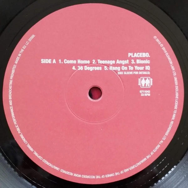 Placebo Vinyl LP New & Sealed - Image 3 of 4