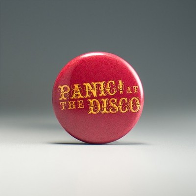 Panic At The Disco Button Pin 1 inch | Pop Punk Emo band Pinback | Fever Badge