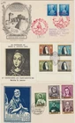 Spain 3 FDC 1951 Isabel 1958 Queen Leonora 1961 Stamp Day   good condition