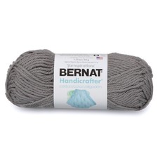 Handicrafter Cotton Solids Yarn, 1.75 oz, Gauge 4 Medium, 100 Cotton, Overcast