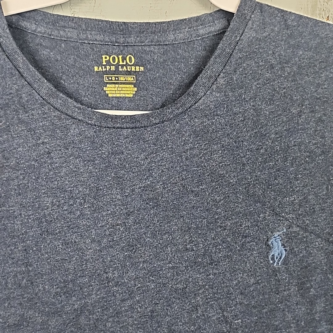 Polo Ralph Lauren Camicia Uomo Grande Blu Piccolo Pony Logo Leggera Preppy Golf