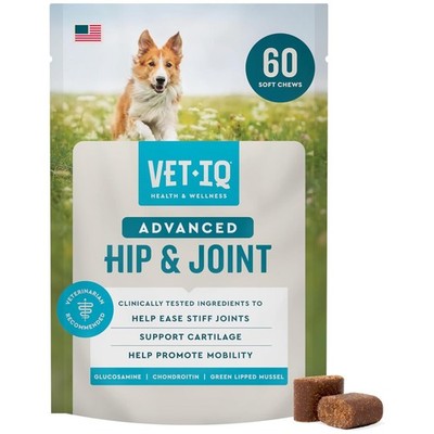 60 Count Dog Joint Supplements with Glucosamine & Omega 3