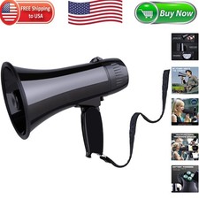 20W Megaphone Bullhorn with Volume Control Recording - Event Essentials