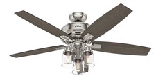 Hunter Fans - Bennett 52 Inch Ceiling Fan with LED Light Kit and Handheld
