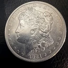 1921-P Morgan Silver Dollar • AU/MS • 90% Silver • Final Year Issue