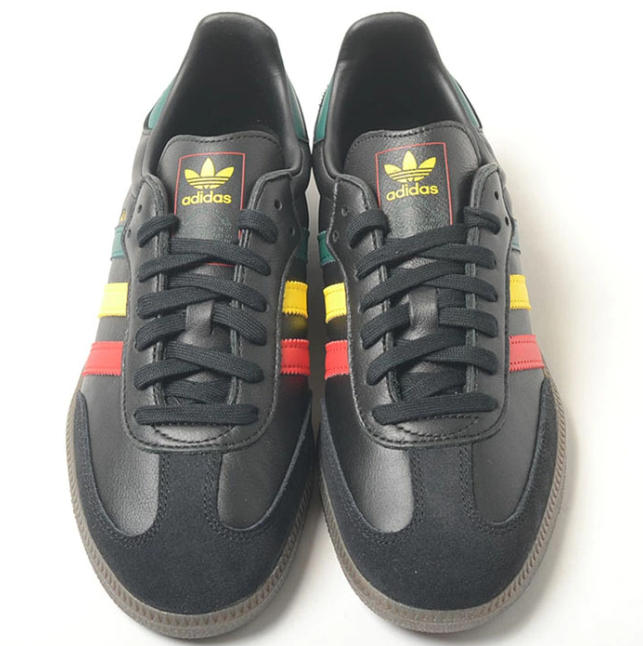 Size 7.5 - adidas Samba OG Rasta - Black for sale online | eBay
