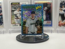 2026 Topps Heritage Chrome Light Blue Sparkle Refractor #155 Cole Wilcox RC
