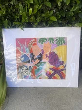 SFMOMA Original Matisse Print 2015 20”x16” The Conversation