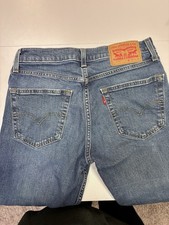 Levi's 511 Slim Fit Straight Jeans Medium Wash Denim 5-Pocket Button Zip Men's