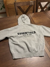 Essentials Men's Hoodie Fear of Gods XXS Grey