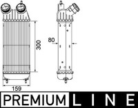 LadeluftküHler Premium Line Mahle CI 171 000P FüR Scudo Expert CitroËN Peugeot 2