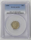 1900-P AU-53 BARBER DIME -  BETTER DATE DIME - PCGS GRADED