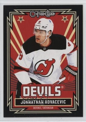 2025-26 O-Pee-Chee Retro Black Border 12/100 Johnathan Kovacevic #253 0ol6