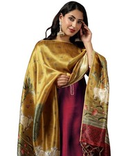 Women's Cotton Blend Kurta Pant Dupatta Set