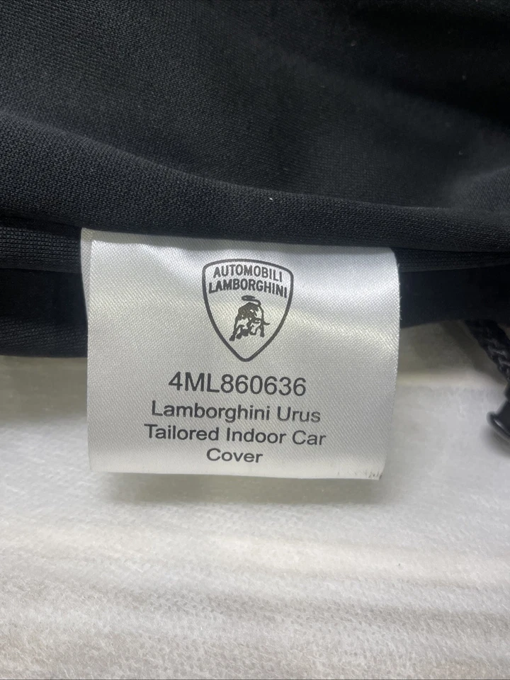 Cubierta de coche interior a medida genuina OEM Lamborghini Urus, negra, 4ML860636, nueva Foto 4 de 4