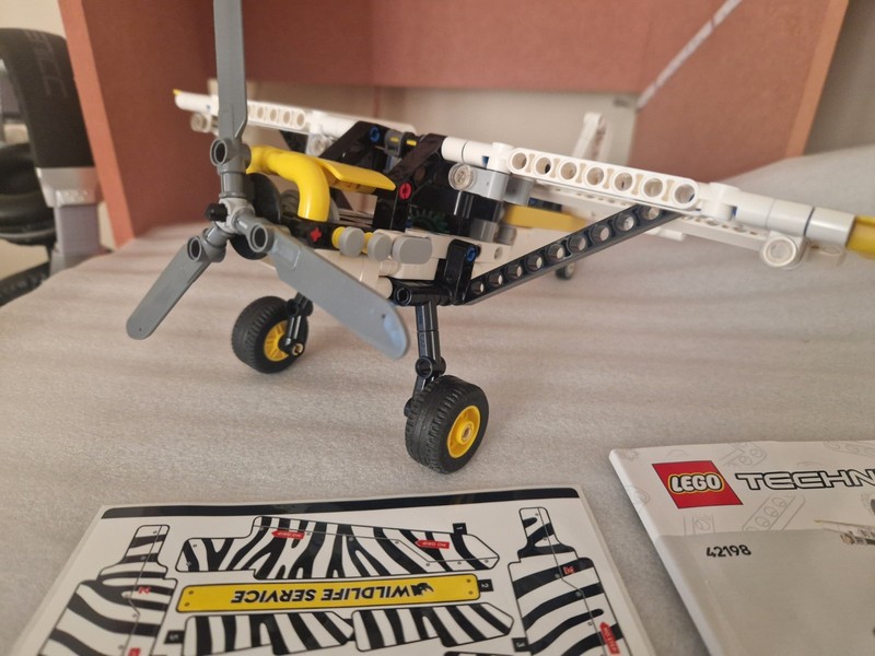 LEGO Technic Bush Plane 42198 boxed with instructions