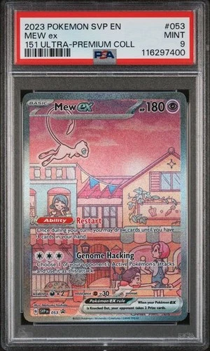 2023 POKEMON SVP EN-SV BLACK STAR PROMO 151 ULTRA-PREM COLLECTION MEW EX PSA 9