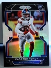 Kadarius Toney Silver Prizm Black RC PB-11 Kansas City Chiefs Rookie Florida