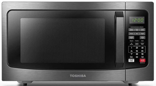 TOSHIBA EM131A5C-BS Countertop Microwave Oven; Black color