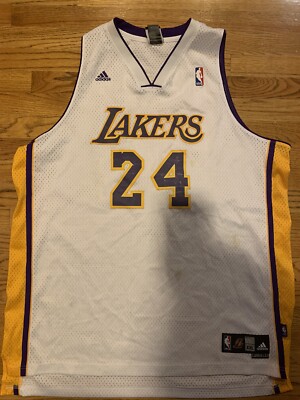 VTG Kobe Bryant Lakers Jersey #24 Sunday White Size 2XL +2 VTG Kobe Bryant Lakers Jersey #24 Sunday White Size 2XL +2