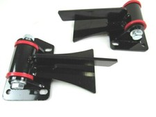 Chevy Ls Weld In Engine Motor Mounts Set W Bushings Black E49002
