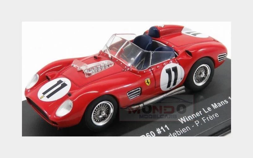 Miniature Starter Ferrari Testa Rossa N°11 1960 - Vainqueur Le Mans 1/43