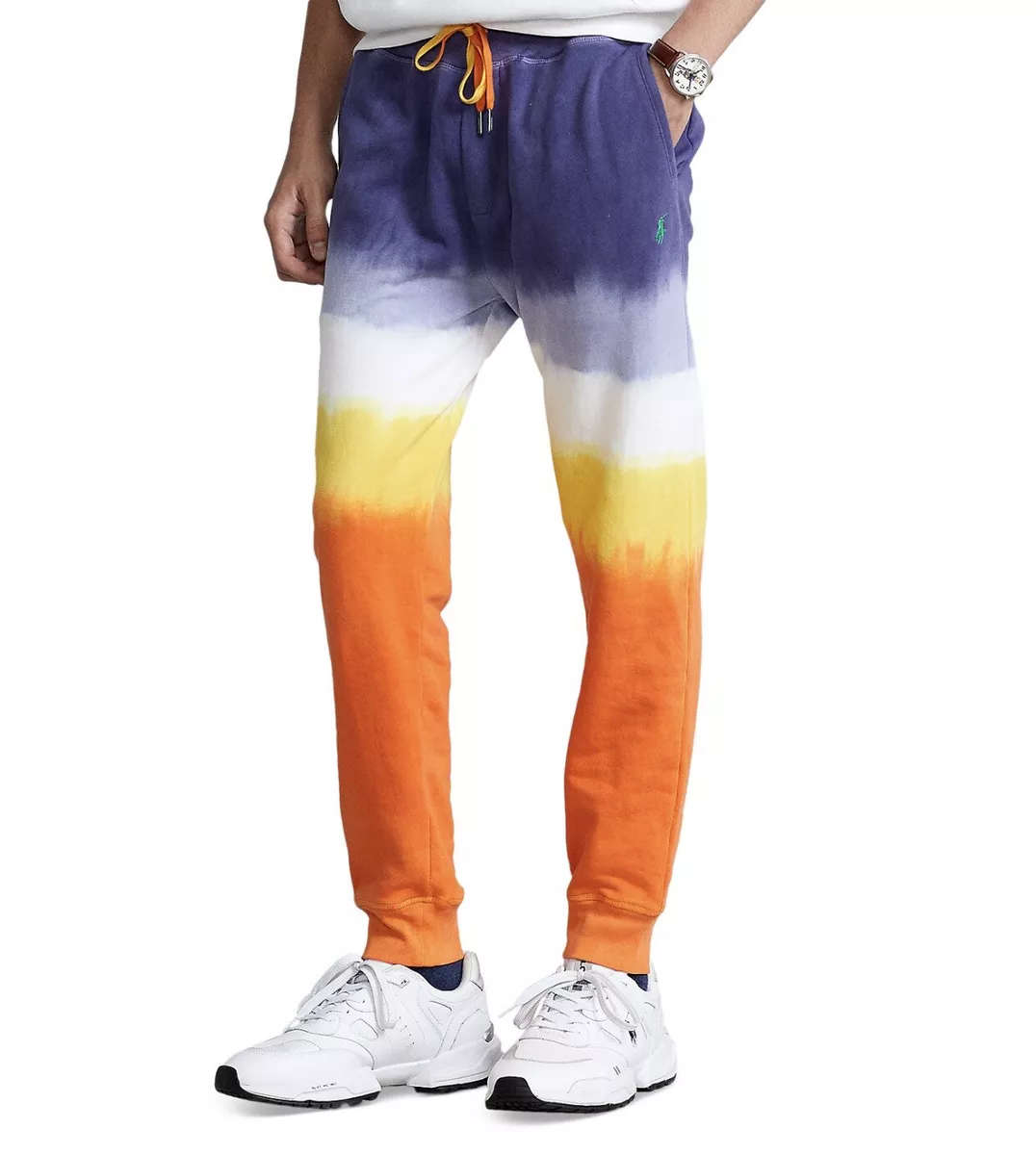 Cotton tie dye sweatpants sale