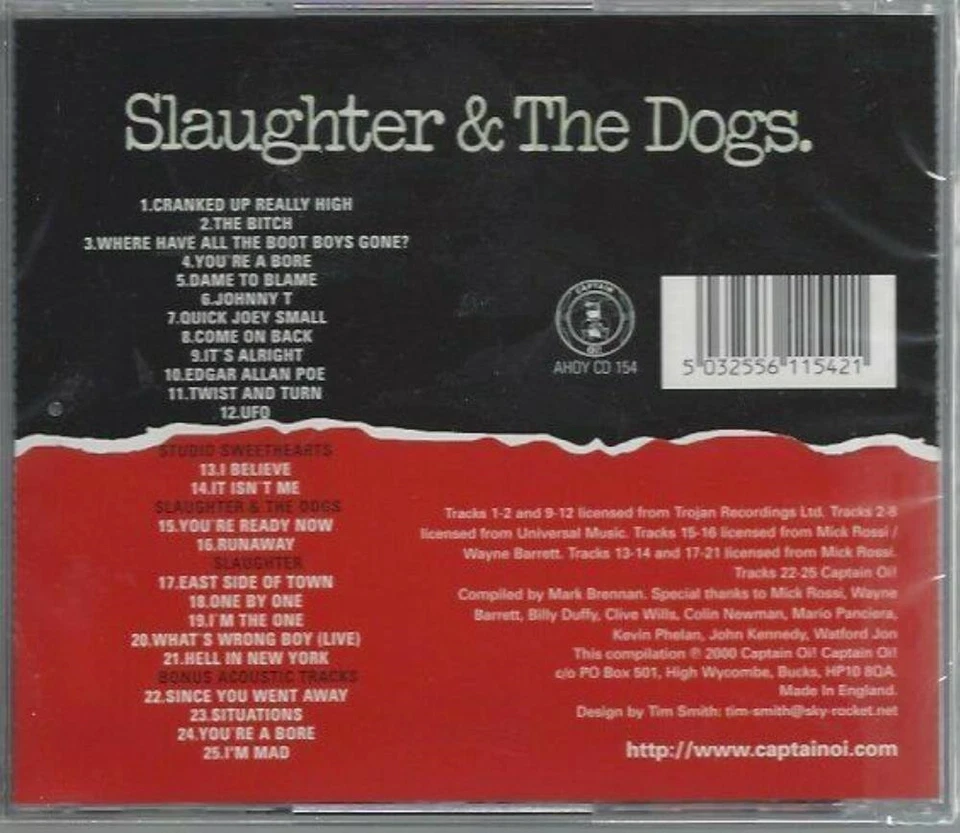 Slaughter & the Dogs The Punk Singles Collection New & Sealed CD - Image 2 of 2