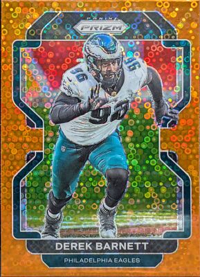 2021 Panini Prizm Disco Parallel #226 Derek Barnett Philadelphia Eagles