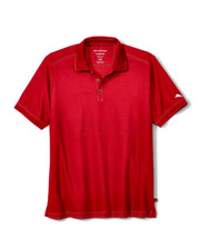 Tommy Bahama Men's, Emfielder Short Sleeve Polo Shirt, Dark Red, M
