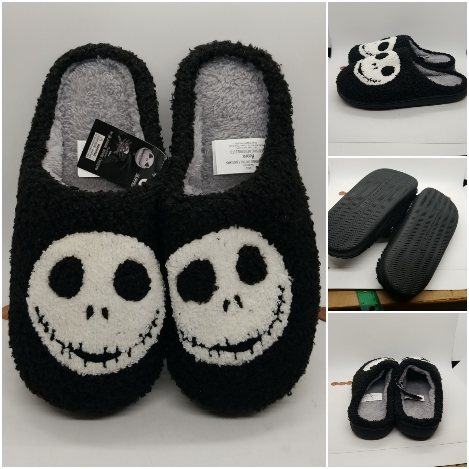 SAOLA Disney Nightmare Before Christmas Jack Pantofole Accoglienti Suola Antiscivolo Adulto M L