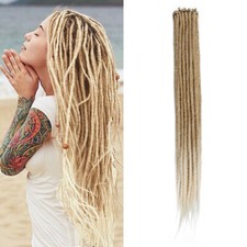 50cm Dreadlocks Dünn 0.6cm SE Dread Extension Kunsthaar Dread Haarverlängerungen