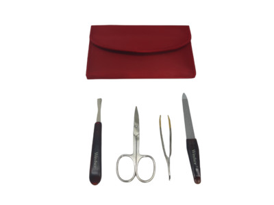 Manicure Set, Unisex, Stainless Steel, Turtle, Cod.919R, Windsor