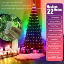 XTF2015 40FT 380-LED Outdoor Christmas String Lights – Color Changing (Warm/Multi/Combo), 8-11 Modes, IP55 Waterproof, Memory Function, End-to-End Extendable, For Roof, Eaves, Patio
