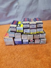 FZ  Vintage Used Assorted Name Brands Of Electron Radio Tubes Lot Of 15