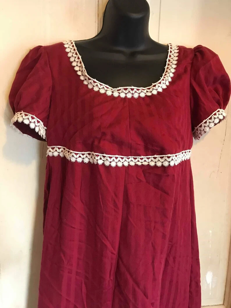 Pride and Prejudice 19th century Jane Austen 1800s Emma Empire waist gown