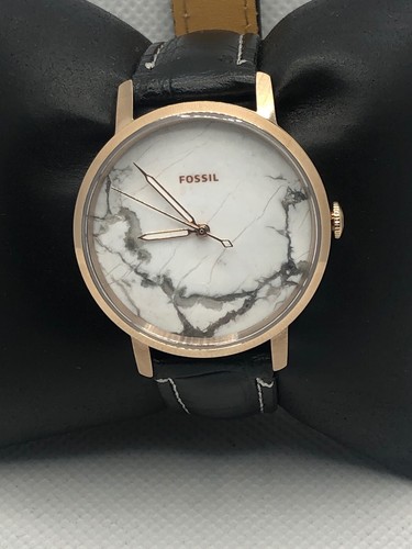 Fossil ES4404 Women's Black Leather 