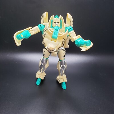1995 Transformers Beast Wars Heroic Maximal Tigatron White Tiger Original Figure