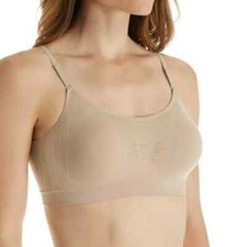 Coobie Womens Beige Strappy Scoopneck Bralette Size One Size L94815