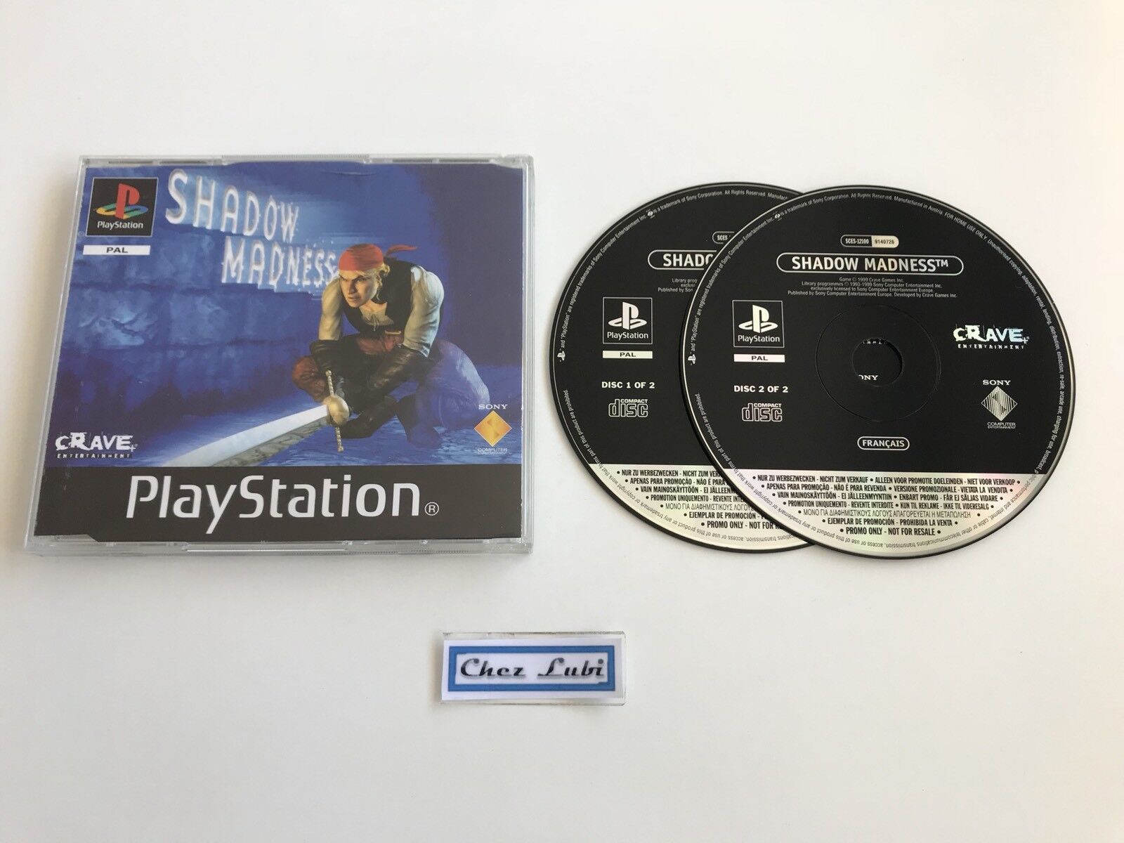 Shadow Madness - Promo Press - Sony PlayStation PS1 - PAL FR