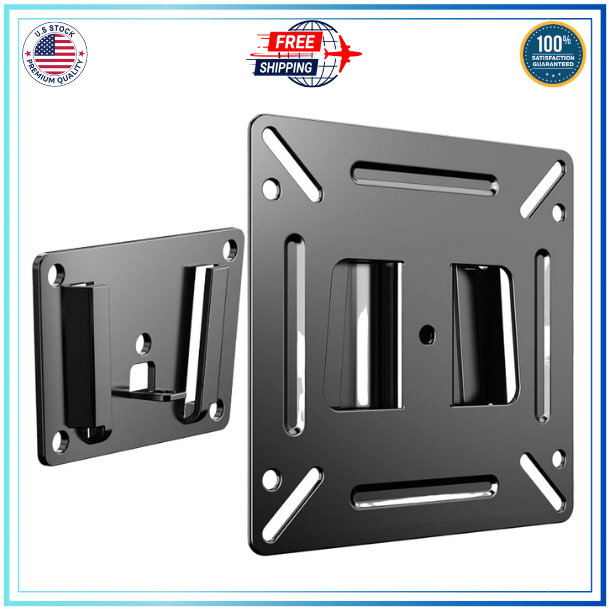 RV TV Mount Monitor Wall Camper 14-24 Inch LED LCD Low Profile Black-image