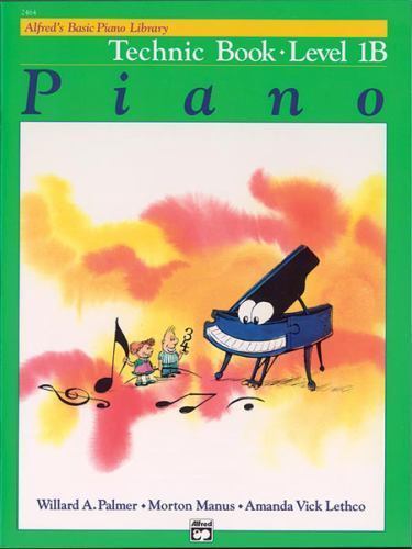 Alfred's Basic Piano Library Technic, Bk 1B: Tech- 0739009397, paperback, Palmer
